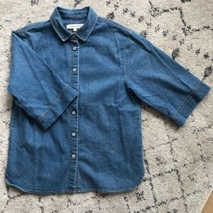 Paul & Joe Sister Chambray Button Down Sz 0